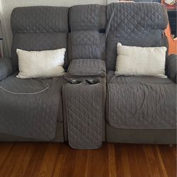 Electric 2 Seater Chairs -Grey