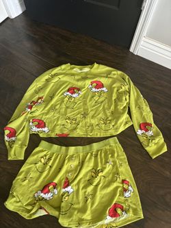 Grinch Pajama Set 
