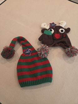 BRAND NEW,WITH TAGS BABY XMAS TOBY HATS SEE DESCRIPTION
