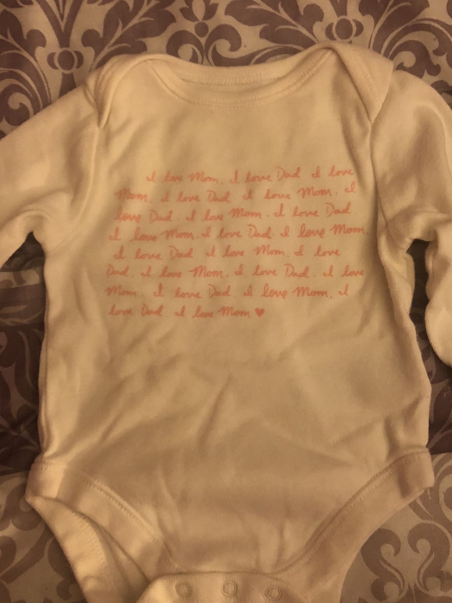 0-3 Month Baby Onesie