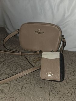 Coach mini  camera bag & Matching Wristlet Wallet