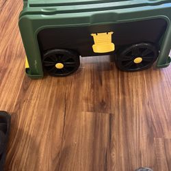 New Garden Roller Stool