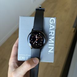 Garmin Venu 3 Smartwatch – Like New – Box & Charger