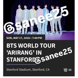 BTS World Tour 2026 *STANFORD STADIUM*