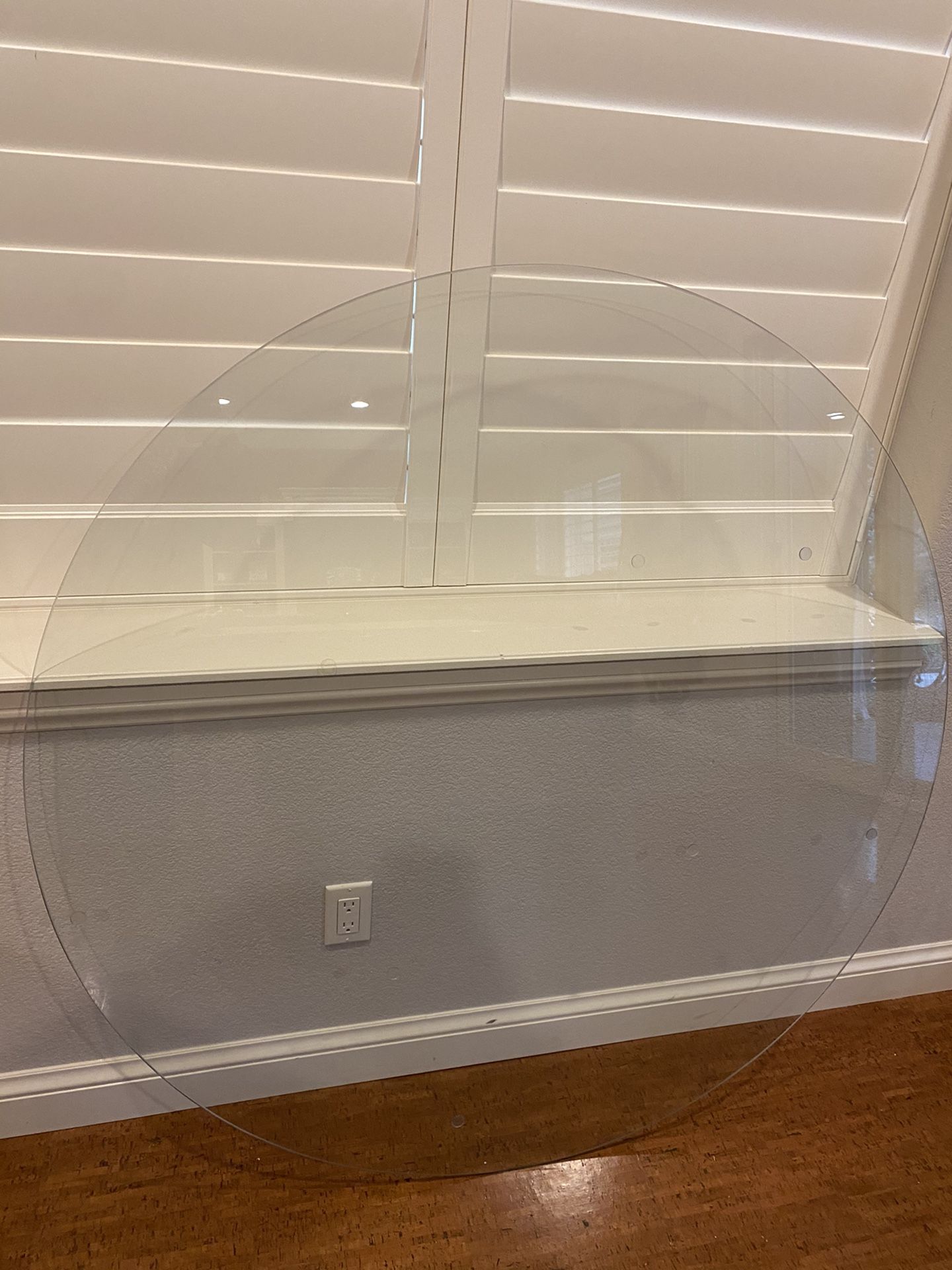 52” Glass Table Top 1/4” thick high quality