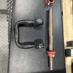 Plate Loaded Kettle Bell Handle With Bar And Collars