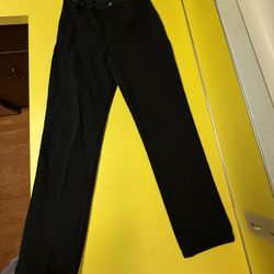 Vintage Calvin Klein Black Denim Jeans Women’s Size 6 X 30 Straight Leg 100% Cotton