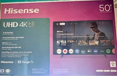 Hisense 50-Inch Class H5 Series 4K UHD HDR Google Smart TV