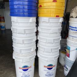 Buckets with lids