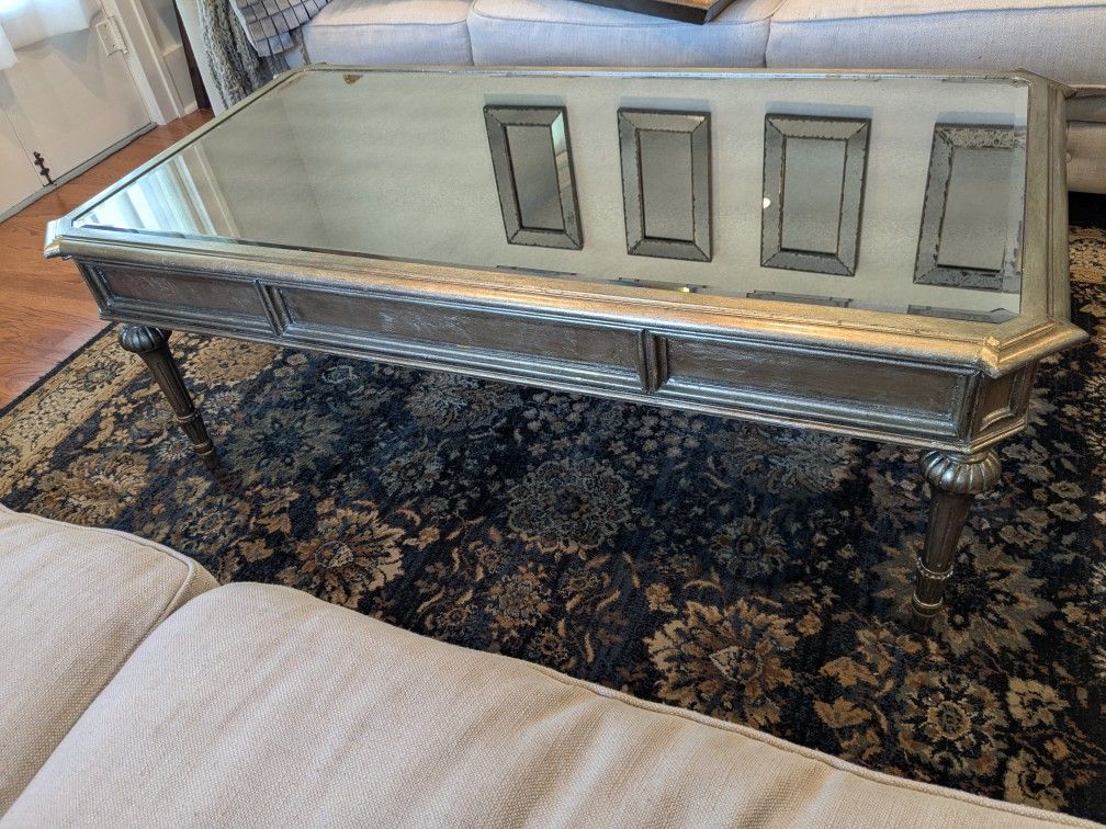 Mercury Glass Coffee Table