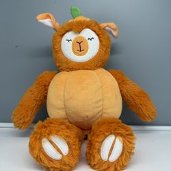 Slumberkins Halloween Alpaca Pumpkin Kin Plush - 16"