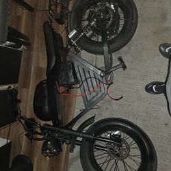 Riding'times Z8 moped-style electric bike, 
Motor: 1500W  up to 50 MPH.