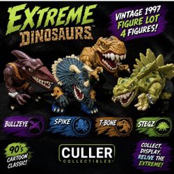 Extreme dinosaurs Set Of 4 