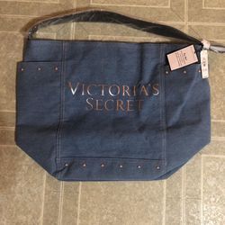 V.S Jean secret Denim shoulder tote bag. brand new