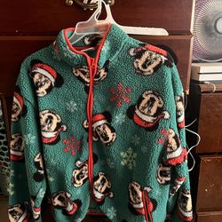 Mickey Christmas sherpa sweater