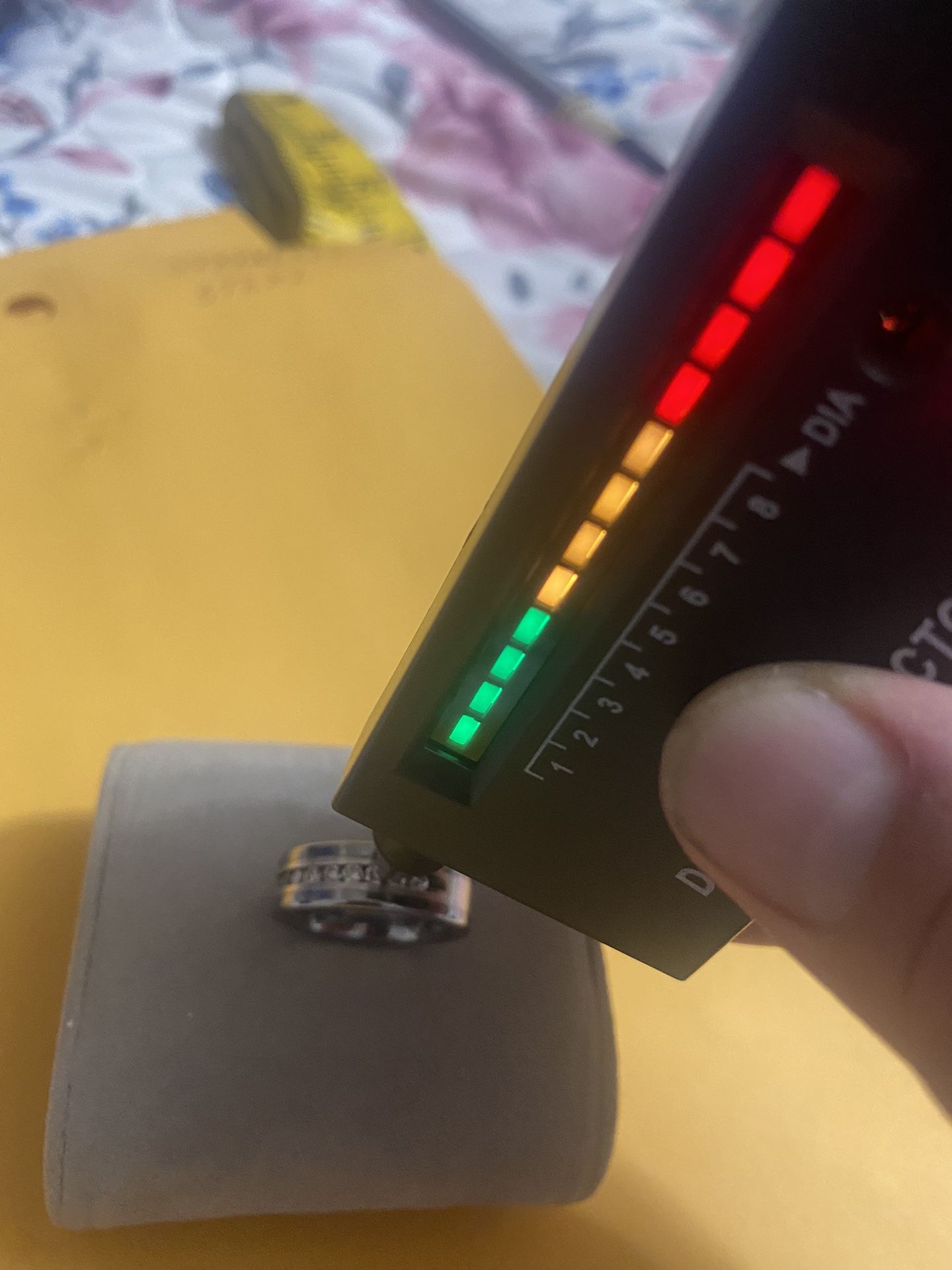 Silver ring with diamonds, I’m asking for 280, the regular price is 675, I’m only asking for 280, the price is firm.