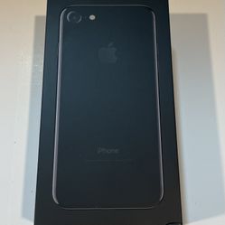 iPhone 7 128gb UNLOCKED FOR ALL CARRIERS (Jet Black  In Mint Condition)