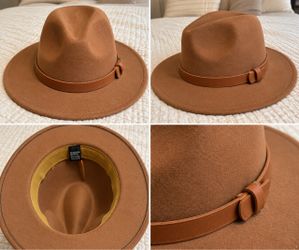 Camel Brown Western Fedora Hat – Like New