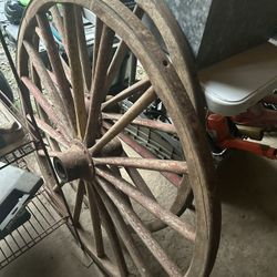 Antique Wagon Wheels 