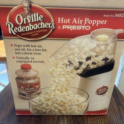 Orville Redenbacher's Presto Hot Air Popcorn Popper