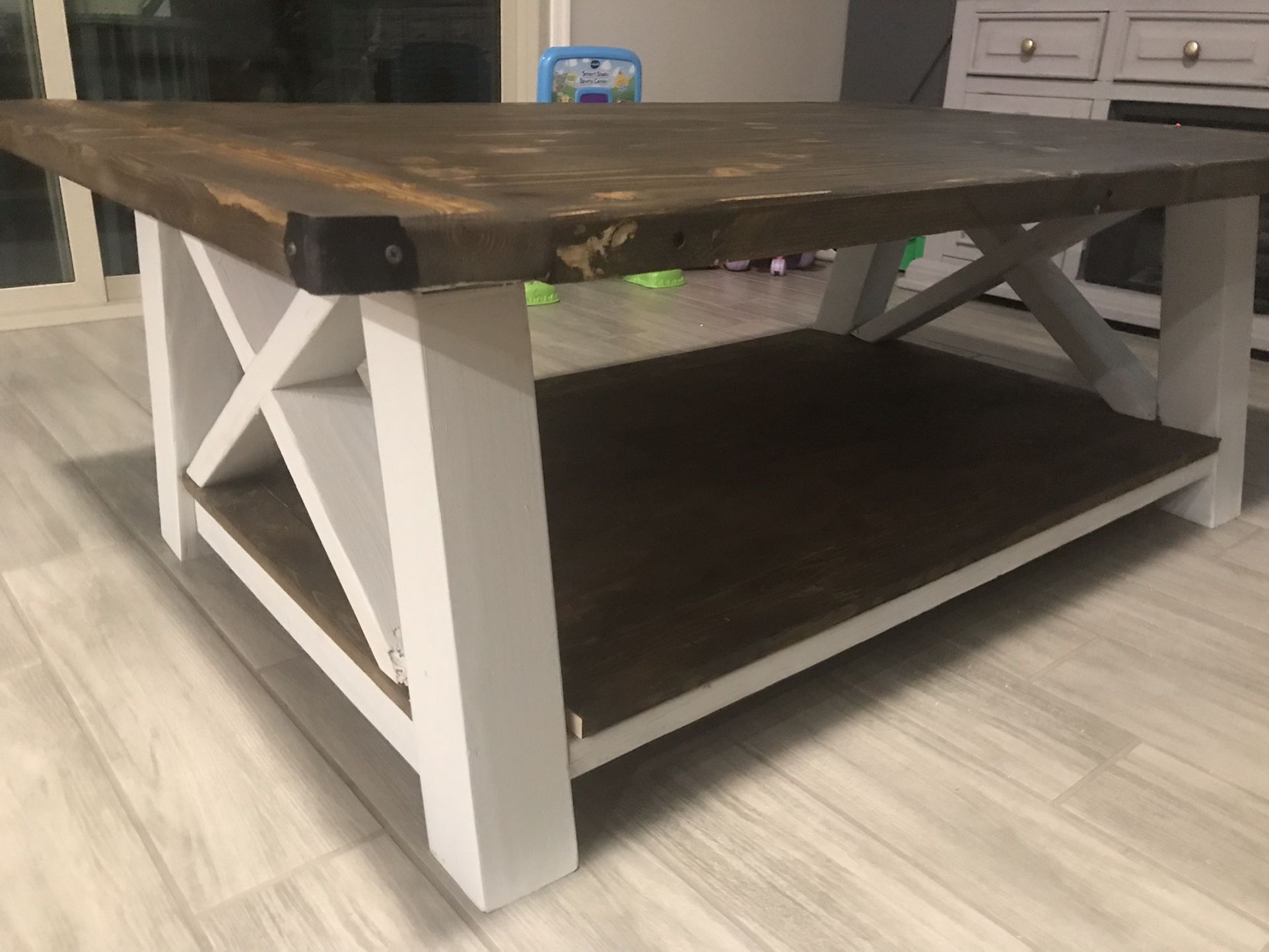 5ft X 3ft Customs Made Farmhouse Style Big Coffee Table for Sale in