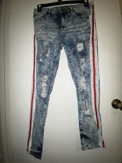 Rue 21 Premium Stripe Jeans 