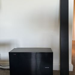 Soundbar And Subwoofer