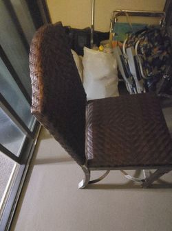 Stone Patio Table and 3 Chairs