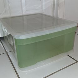 ONE storage drawer container 16" w 8" h 19" d $10 FIRM