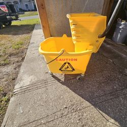 Mop Bucket With Mop Handle
