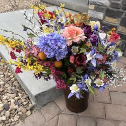Decorative Flowers + Base