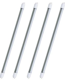 Pack of 4 - LED 6000K-6500K White Tube Light Bulbs - 4’ Long w/G13 Base