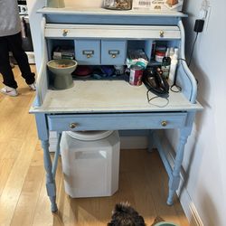Blue Vintage Desk
