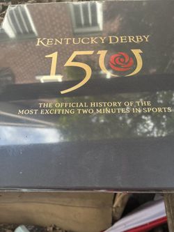 Limited edition Kentucky Derby History 150 Book