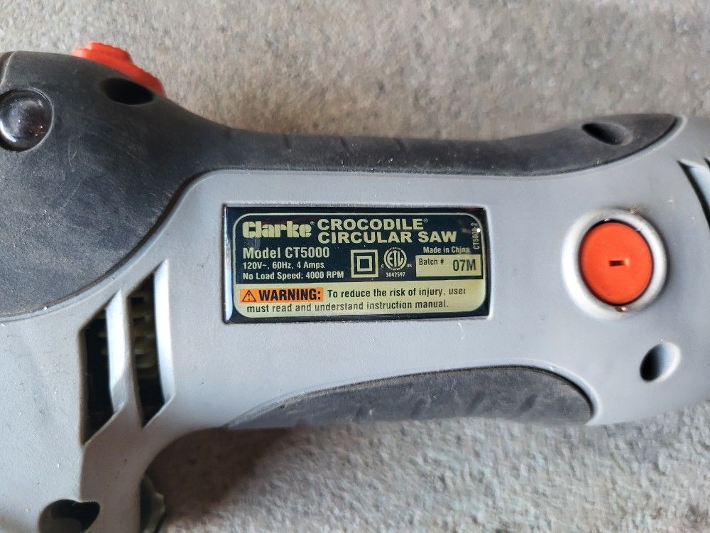 Clarke Crocodile Circular Saw