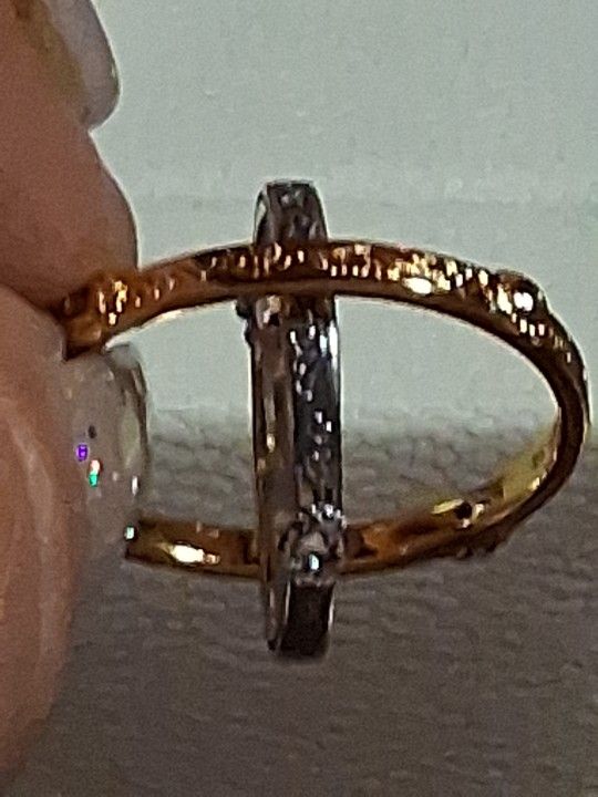 PANDORA AUTHENTIC BRAND NEW GAME OF THRONES SPINNING ASTROLABE 2 TONE RING SIZE 8