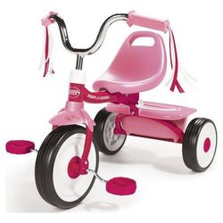 Ages 1.5 - 3 Hot Light Pink Radio Flyer Ready to Ride Folding Tricycle