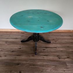 Round Drop Leaf  Dining Table