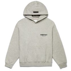 Essentials Fear Of God Dark Oatmeal Hoodie S M L