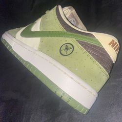Yuto Horigome x Dunk Low SB Matcha(Green/Khaki/Brown/Black)