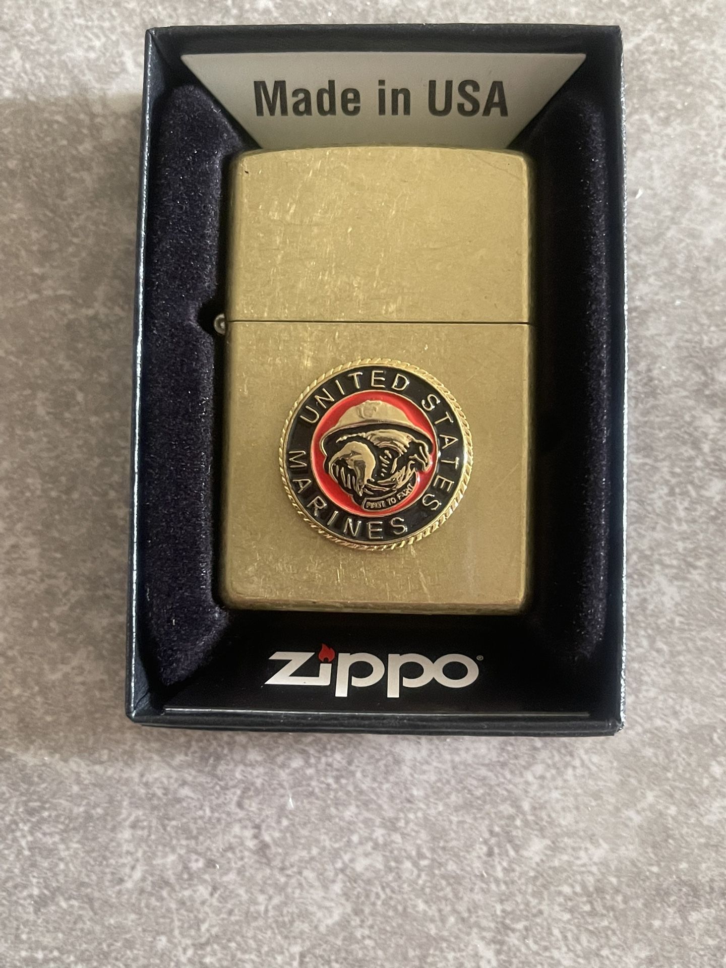 zippo lighter Marine BullDog