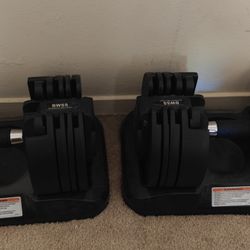Adjustable dumbbells set 5 - 45 lbs