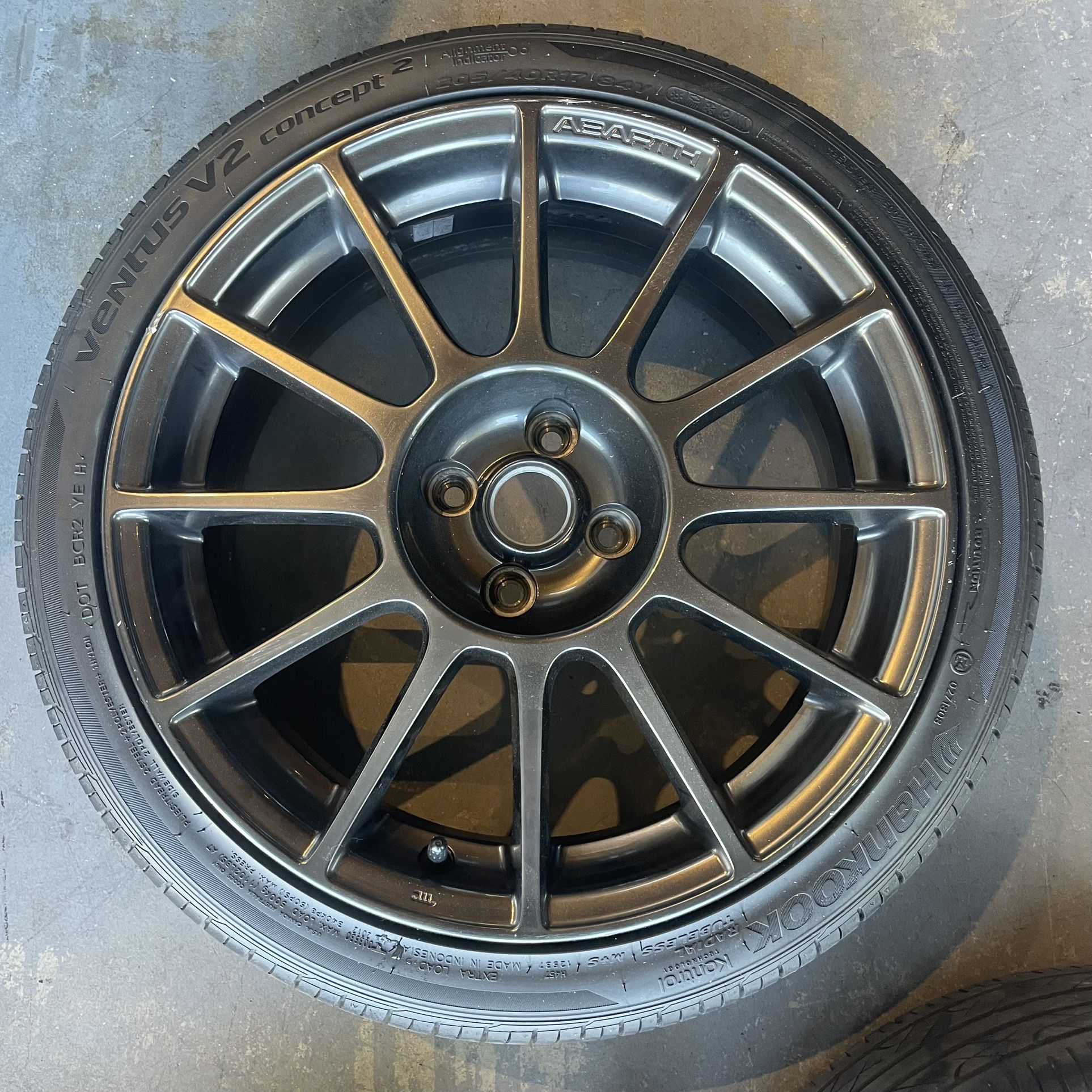 fiat 500 abarth 17 OEM wheels and tires for Sale in Laguna Niguel, CA ...