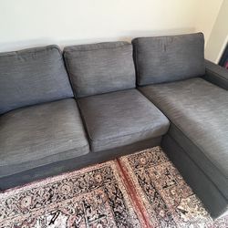 IKEA KIVIK Sectional Sofa With Chaise For Sale