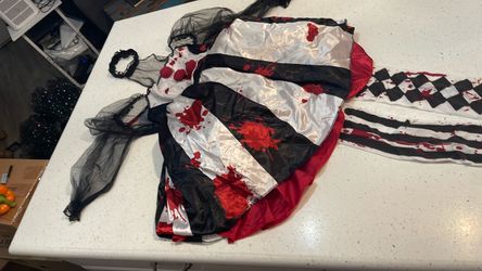 Women’s clown Halloween costume size medium M