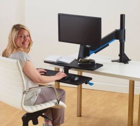 KISINGTON SIT STAND WORK STATION SMART FIT K55792WW