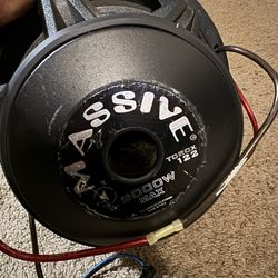 Massive audio Subwoofers 