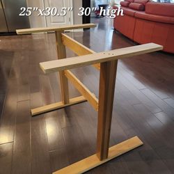 Do You Have A Table Top Or Slab Of Wood That You Want To Make Into A Table? $20 Cash For A Wood Table Base