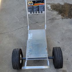 Heavy duty pressure washer cart with plataform