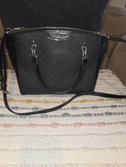 Michael Kors Black Signature Satchel Bag